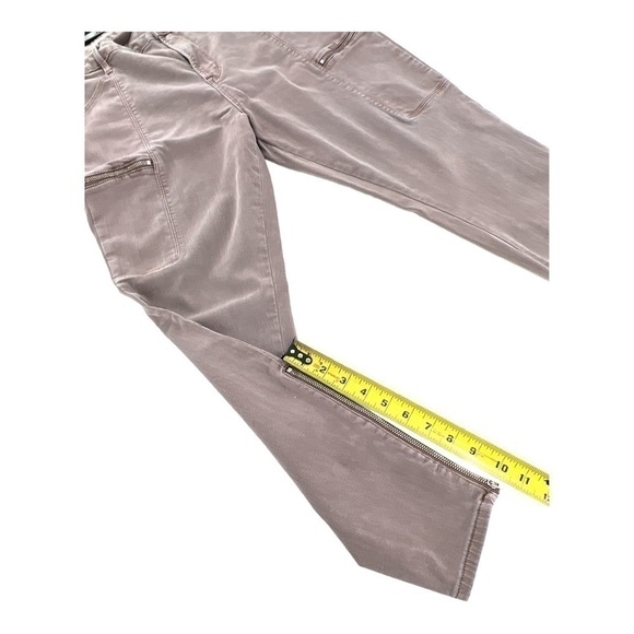 Pistola Hunter Ankle Stretch Skinny Cargo Pants Cropped Mauve Size 33 - Picture 7 of 13